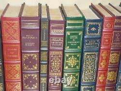 Lot Of 54 Like New The Franklin Library Gold Gilded Leather Hardcover Book Set