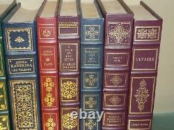 Lot Of 54 Like New The Franklin Library Gold Gilded Leather Hardcover Book Set