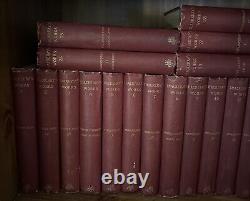 Lot Thackeray's Works 30 Volume Complete Numbered Set William Makepeace Books =