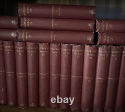 Lot Thackeray's Works 30 Volume Complete Numbered Set William Makepeace Books =