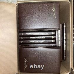 Louis L'Amour Collection Leatherette Set 120 FIRST 1ST EDITION Good Con Sackett