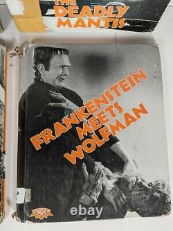 MONSTERS Series Crestwood House Set 4 Books Wolf Man Frankenstein Phantom Mantis