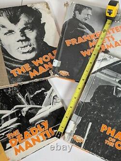 MONSTERS Series Crestwood House Set 4 Books Wolf Man Frankenstein Phantom Mantis