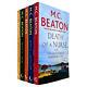 M C Beaton 5 Books Collection Set New Death Series (nurse, Gentle, Wife, Bore, Snob)