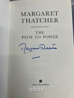 Margaret Thatcher Hand Signed Set Of 4 Books Rare With Collected Speeches
