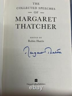 Margaret Thatcher Hand Signed Set Of 4 Books Rare With Collected Speeches