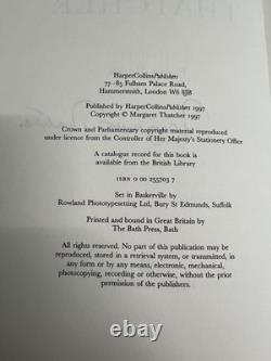Margaret Thatcher Hand Signed Set Of 4 Books Rare With Collected Speeches