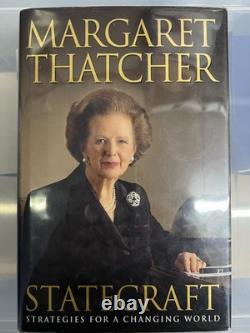 Margaret Thatcher Hand Signed Set Of 4 Books Rare With Collected Speeches