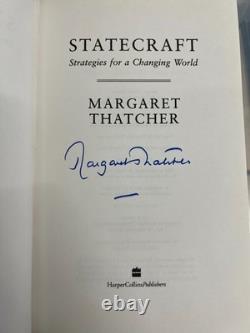 Margaret Thatcher Hand Signed Set Of 4 Books Rare With Collected Speeches