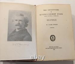 Mark Twain Book Set CLASSIC COLLECTION HARPERS LIBRARY EDITION 11 Hardbacks 1903