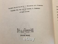 Mark Twain Book Set CLASSIC COLLECTION HARPERS LIBRARY EDITION 11 Hardbacks 1903