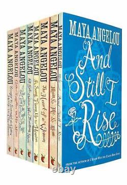 Maya Angelou 8 Books Collection Set And Still I Rise, Mom and Me and Mom NEW