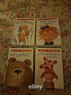 Mick Inkpen 1st Edition Pop Up Children's Books. Set Of 4 Rare and Collectable