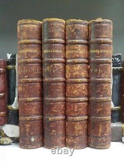 Middlemarch George Eliot 1873 FULL SET 4 Books ID2922E