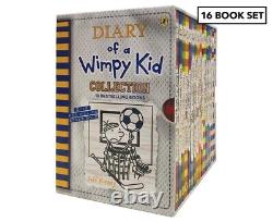 NEW Diary of A Wimpy Kid 16 Bestselling Books Collection Gift Set by Jeff Kinney