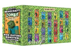 NEW Diary of a Minecraft Zombie Mob-Eating Monster Collection 28 Books Box Set