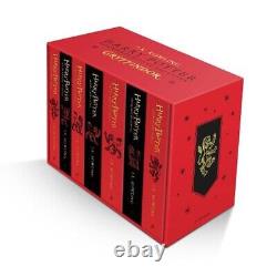 NEW Harry Potter Full 7 Books Collection Gift Set Gryffindor Edition + Bookmark