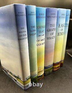 NEW Steinbeck's 6-Book Set Book of the Month Hardcover / Dust Jacket