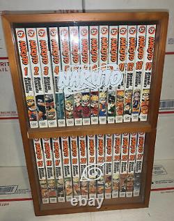 Naruto Manga Wooden Shadow Box Set Book 1-27 Limited 4186/5000 Shonen Jump VIZ