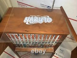Naruto Manga Wooden Shadow Box Set Book 1-27 Limited 4186/5000 Shonen Jump VIZ