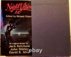 Night Visions 10 ed Richard Chizmar 1st Edition, SIGNED by authors Ltd Unread