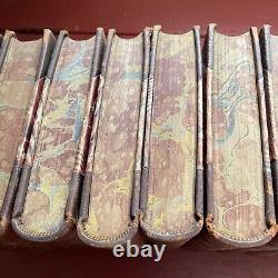 Novels and Tales by the Earl of Beaconsfield. Set Of 11 Volumes Leather on Board