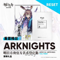 Official Arknights Artwork Vol. 1 RESET llustration Painting Book Set Collection