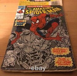 Old Vintage Spiderman Comic Book Starter Set Pack Amazing #350 & 351 Web #79, 80