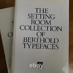 Original rareCollection Of Berthold Typefaces by The Setting Room (complete set)