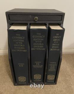 Oxford Compact 4 Volume Box Set COLLECTIBLE