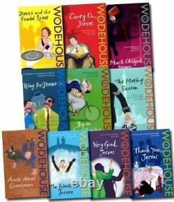 P G Wodehouse, A Jeeves and Wooster Series 10 Books Set