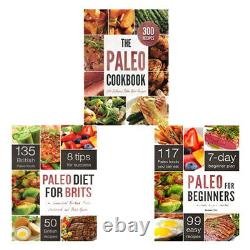 Paleo Diet Collection 3 Books Set Healthy Eating Delicious Recipes Cookbook