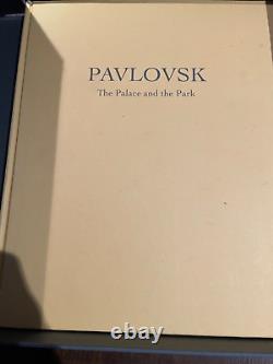 Pavlovsk The Palace and the Park / The Collections (2 volumes) with original box