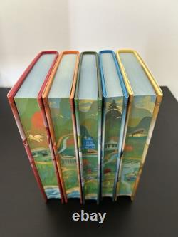 Percy Jackson Illumicrate Special Edition Box Set Signed, Sprayed Edges
