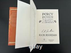 Percy Jackson Illumicrate Special Edition Box Set Signed, Sprayed Edges