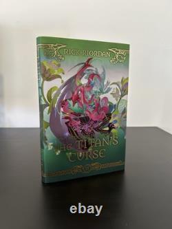 Percy Jackson Illumicrate Special Edition Box Set Signed, Sprayed Edges
