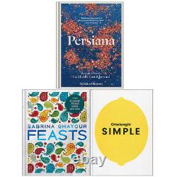 Persiana, Feasts, Ottolenghi SIMPLE 3 Books Collection Set Hardcover NEW