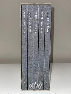 Peter Zumthor German Edition 5 Vols. (Hardcover, 2014)