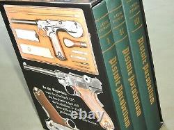 Pistole Parabellum German Ww1 Ww2 P-04 P-08 Luger 3 Volume Reference Book Set