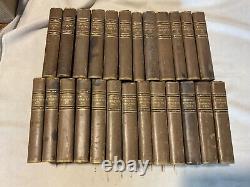 RARE 25 VOLUME SET 1808 BRITISH THEATRE With REMARKS By MRS INCHBALD 3/4 LEATHER