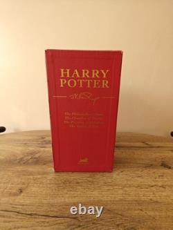 RARE Harry Potter Deluxe Edition 1-4 Box Set 1st Edition Rare, Bloomsbury