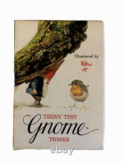 (RARE VINTAGE) TEENY TINY GNOME TOMES 1981 Hardback 3 Book Set Miniature