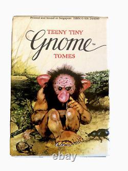 (RARE VINTAGE) TEENY TINY GNOME TOMES 1981 Hardback 3 Book Set Miniature