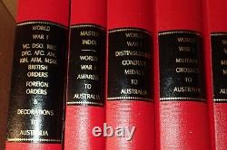 RARE book set for Australian medal collectors Limited Edition no2 of 27 copies
