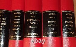 RARE book set for Australian medal collectors Limited Edition no2 of 27 copies