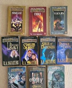 RA Salvatore THE LEGEND OF DRIZZT 19 book collection