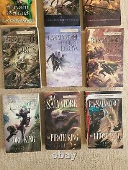 RA Salvatore THE LEGEND OF DRIZZT 19 book collection