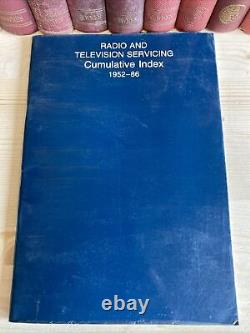 Radio Television Servicing Books Massive Set Vintage Collection
