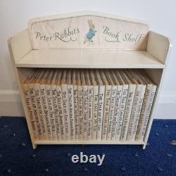 Rare Beatrix Potter Peter Rabbit's Book Shelf 23 Book Set