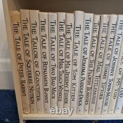 Rare Beatrix Potter Peter Rabbit's Book Shelf 23 Book Set